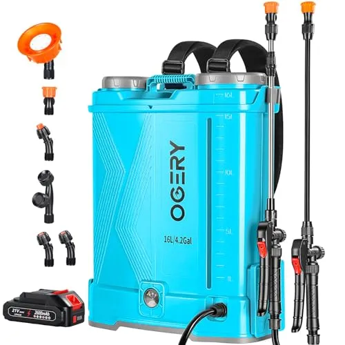 OGERY 4-Gallon Backpack Sprayer