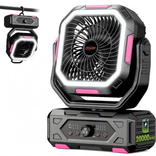 OGERY Camping Fan, 20000mAh