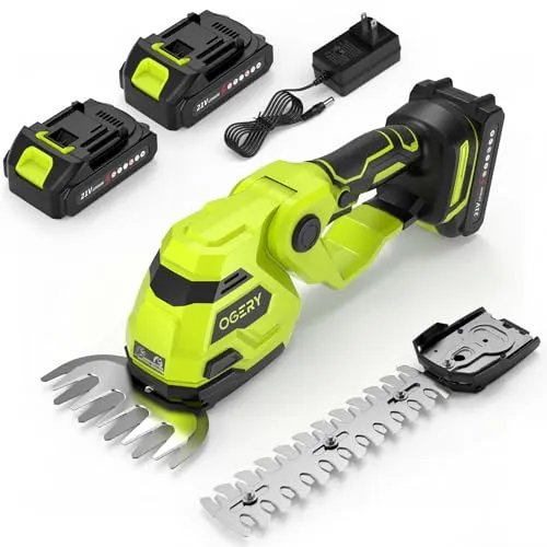 OGERY 2-in-1 Hedge & Grass Shears